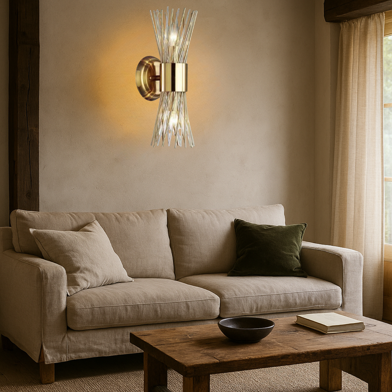 Lucille Glass Wall Sconce