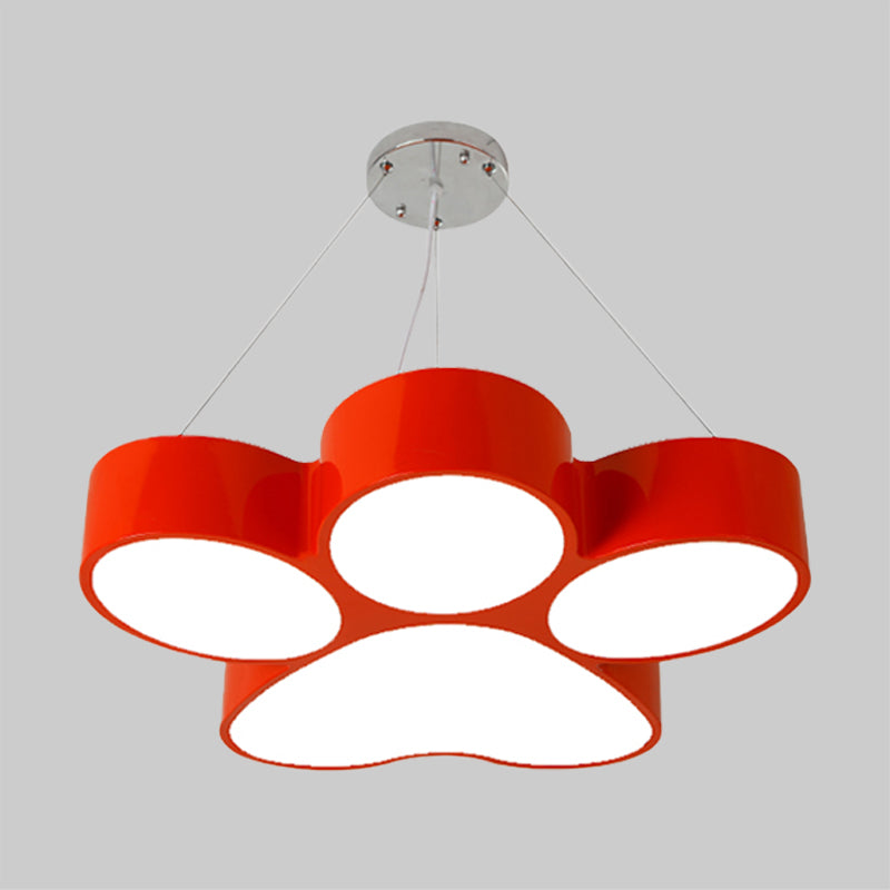 Fleur Dog Claw LED Acrylic Chandelier