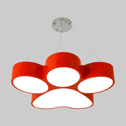 Fleur Dog Claw LED Acrylic Chandelier