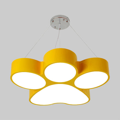 Fleur Dog Claw LED Acrylic Chandelier
