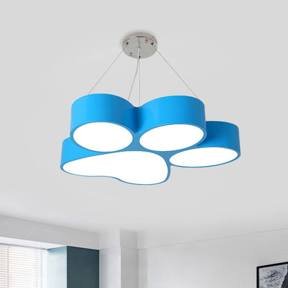 Fleur Dog Claw LED Acrylic Chandelier
