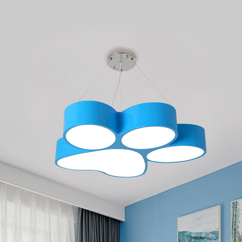 Fleur Dog Claw LED Acrylic Chandelier