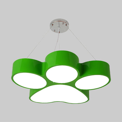 Fleur Dog Claw LED Acrylic Chandelier