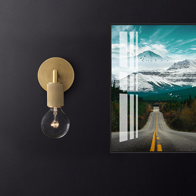 Margaux Minimalist Bare Bulb Wall Sconce