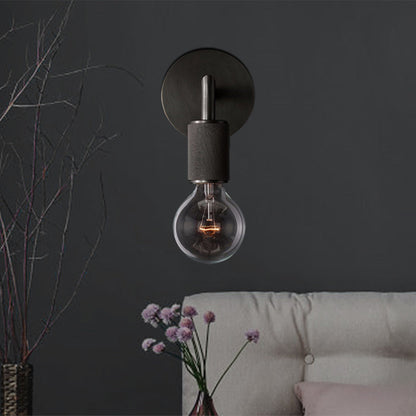 Margaux Minimalist Bare Bulb Wall Sconce