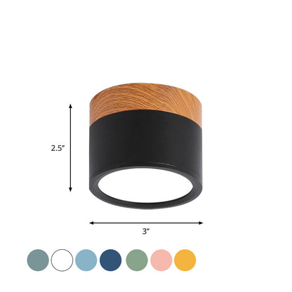 Élodie Macaron Metal Mini Flush Ceiling Light