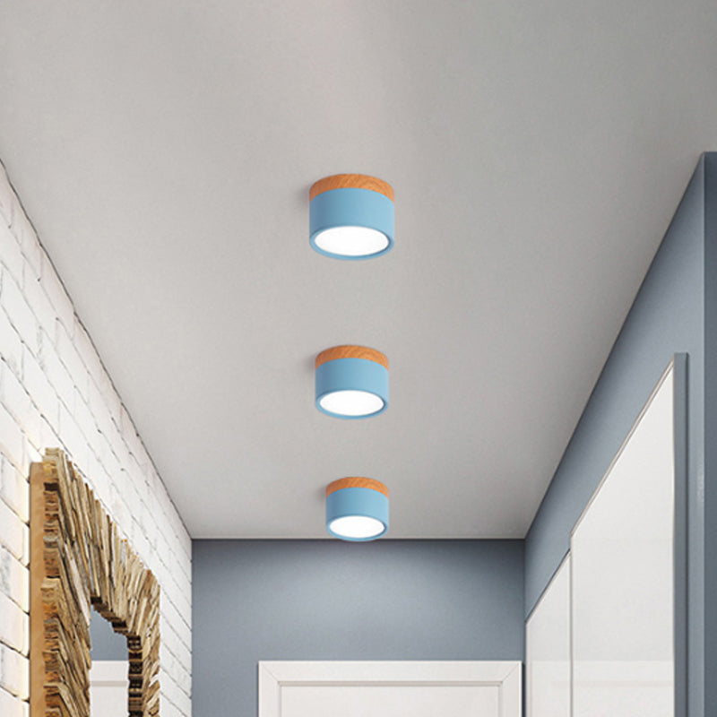Élodie Macaron Metal Mini Flush Ceiling Light