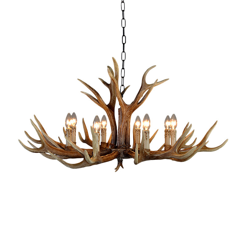 Geneviève Resin Stag Antler Chandelier