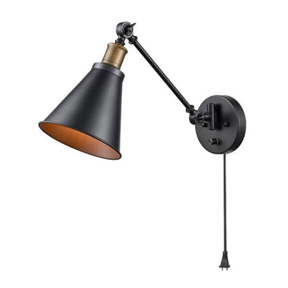 Soline Industrial Horn Wall Reading Lamp