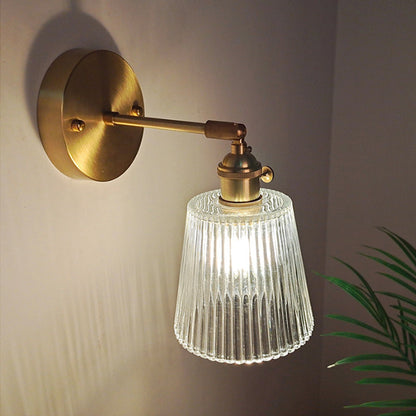 Elise Swing Arm Glass Wall Reading Light Sconce