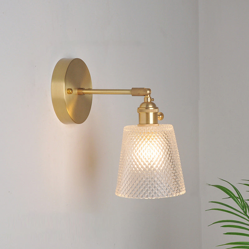 Elise Swing Arm Glass Wall Reading Light Sconce