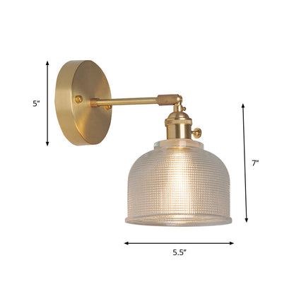 Elise Swing Arm Glass Wall Reading Light Sconce