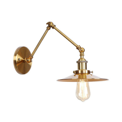 Aurélie Task Wall Lamp Brass Metal Swing Arm