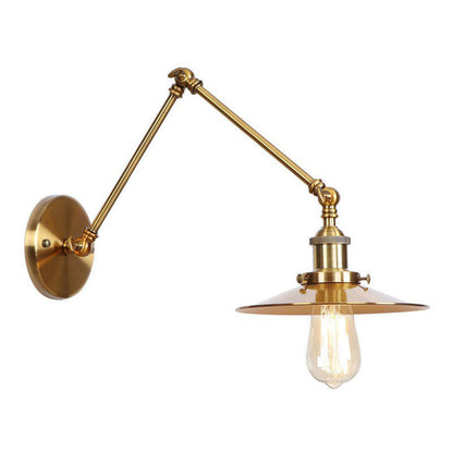 Aurélie Task Wall Lamp Brass Metal Swing Arm