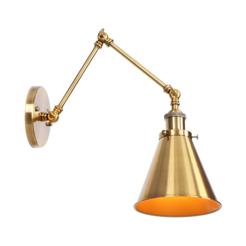 Aurélie Task Wall Lamp Brass Metal Swing Arm