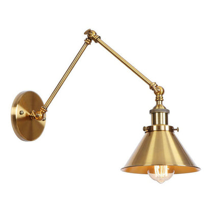 Aurélie Task Wall Lamp Brass Metal Swing Arm