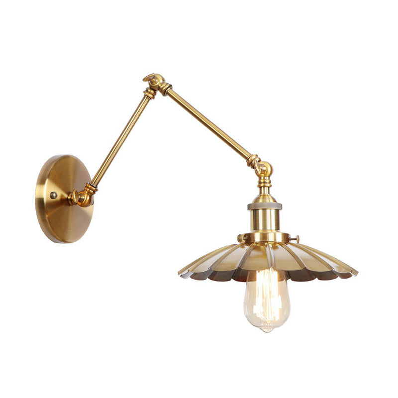 Aurélie Task Wall Lamp Brass Metal Swing Arm