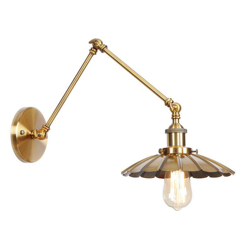 Aurélie Task Wall Lamp Brass Metal Swing Arm