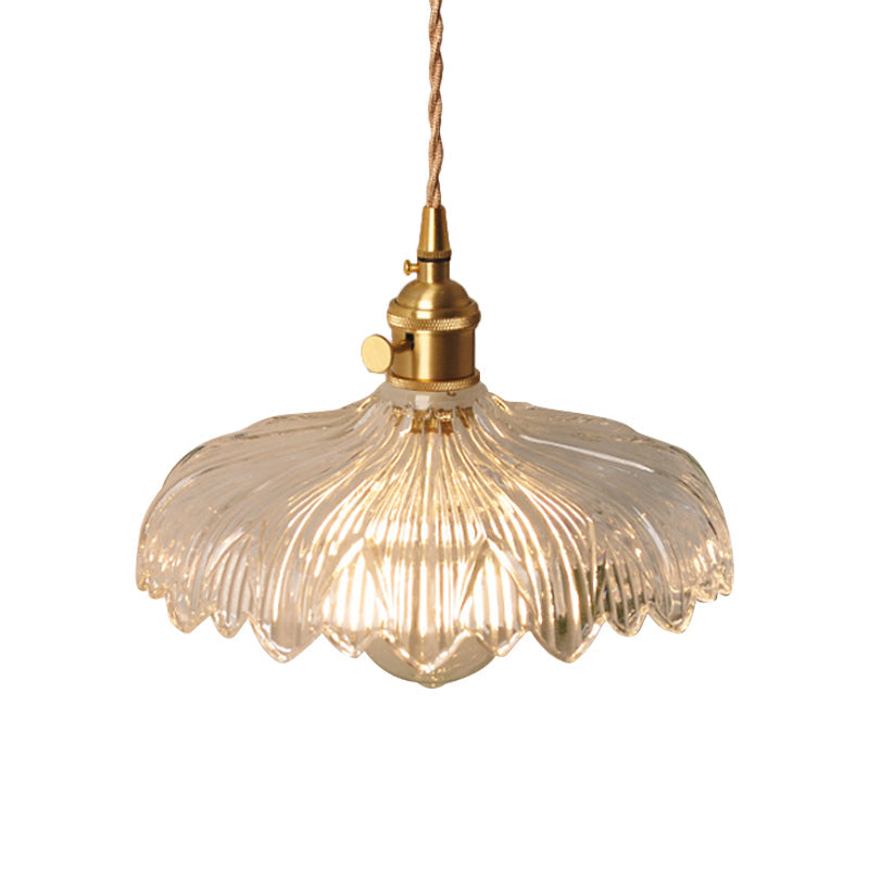 Lucienne Prismatic Glass Brass Bedside Wall Lamp