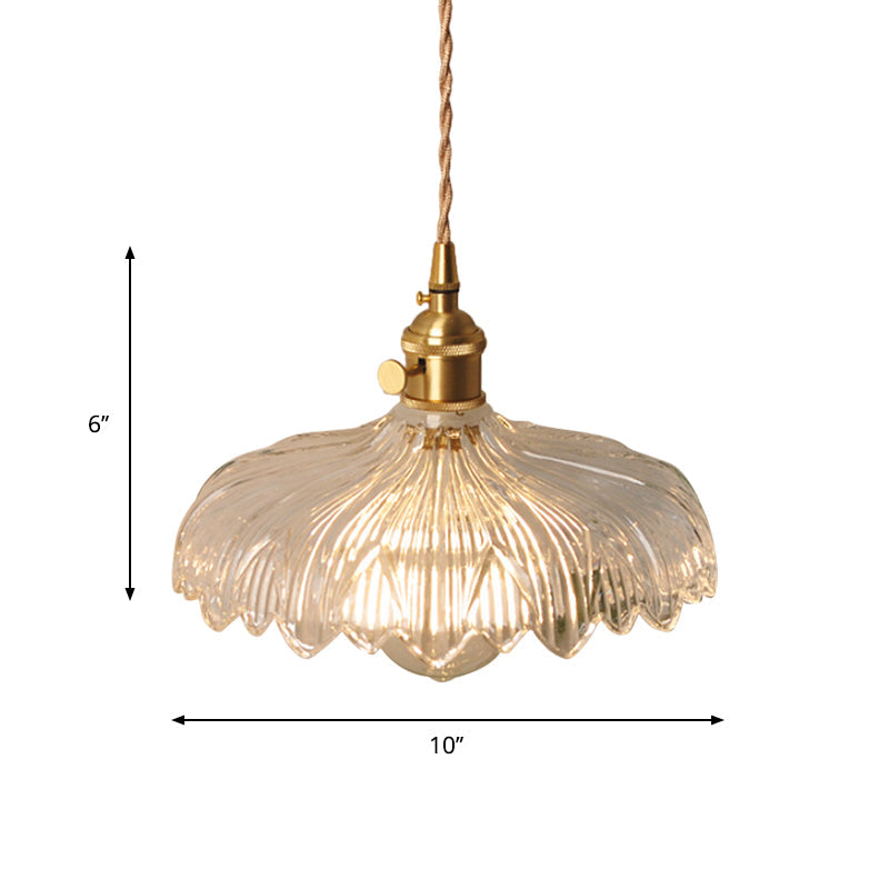 Lucienne Prismatic Glass Brass Bedside Wall Lamp