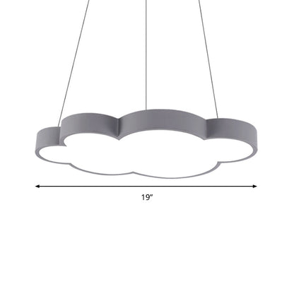Isabelle Floating Cloud Nordic LED Pendant Light for Kids