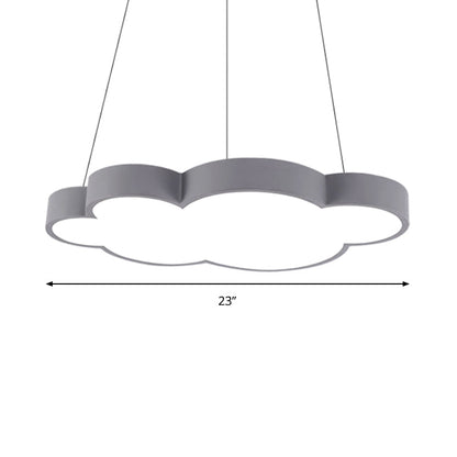 Isabelle Floating Cloud Nordic LED Pendant Light for Kids