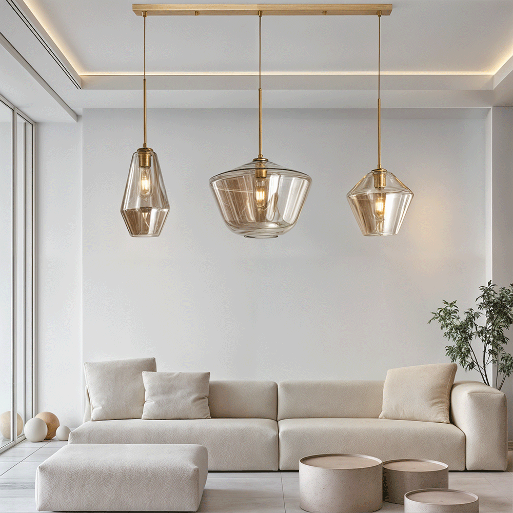 Monica Designer Glass Pendant Light