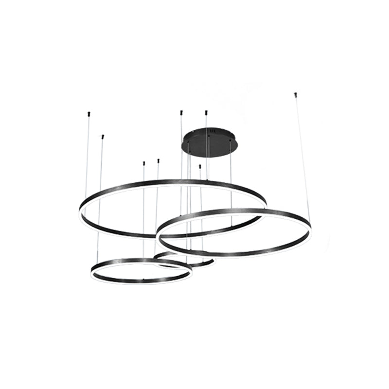 Colette Metal Bubble Ring LED Chandelier