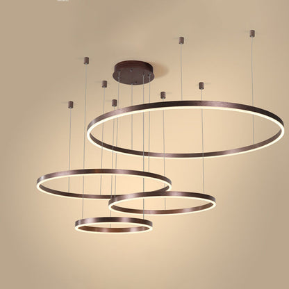 Colette Metal Bubble Ring LED Chandelier