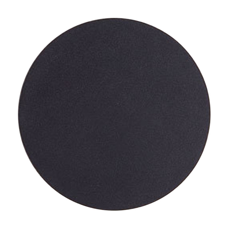 Chloé Round Square Flush LED Wall Lamp Black Sconce