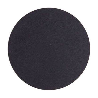 Chloé Round Square Flush LED Wall Lamp Black Sconce