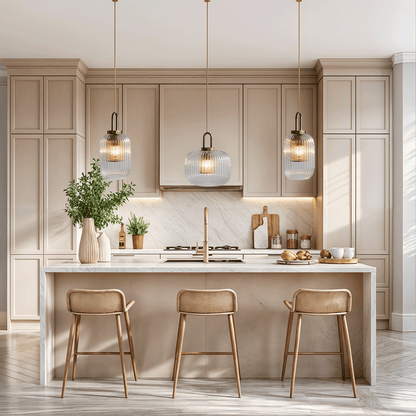 Amélie St Pauls Fluted Glass Pendant Light