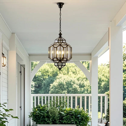 Sophie Dimlux Glass & Brass Pendant Light