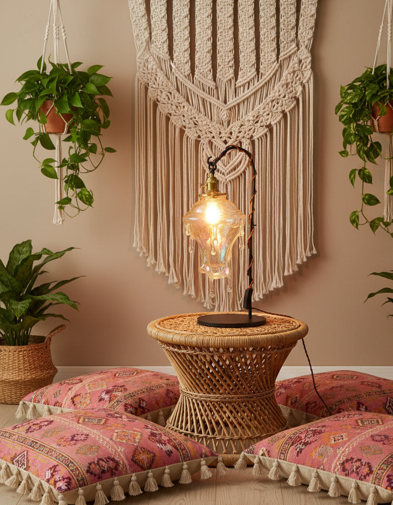 Anaïs Water Drop Resin Table Lamp with Artistic Drip Design
