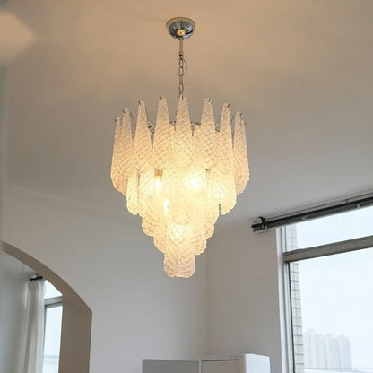 Thérèse Frosted Veil Snowfall Chandelier
