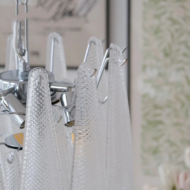 Thérèse Frosted Veil Snowfall Chandelier