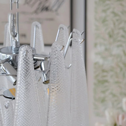 Thérèse Frosted Veil Snowfall Chandelier