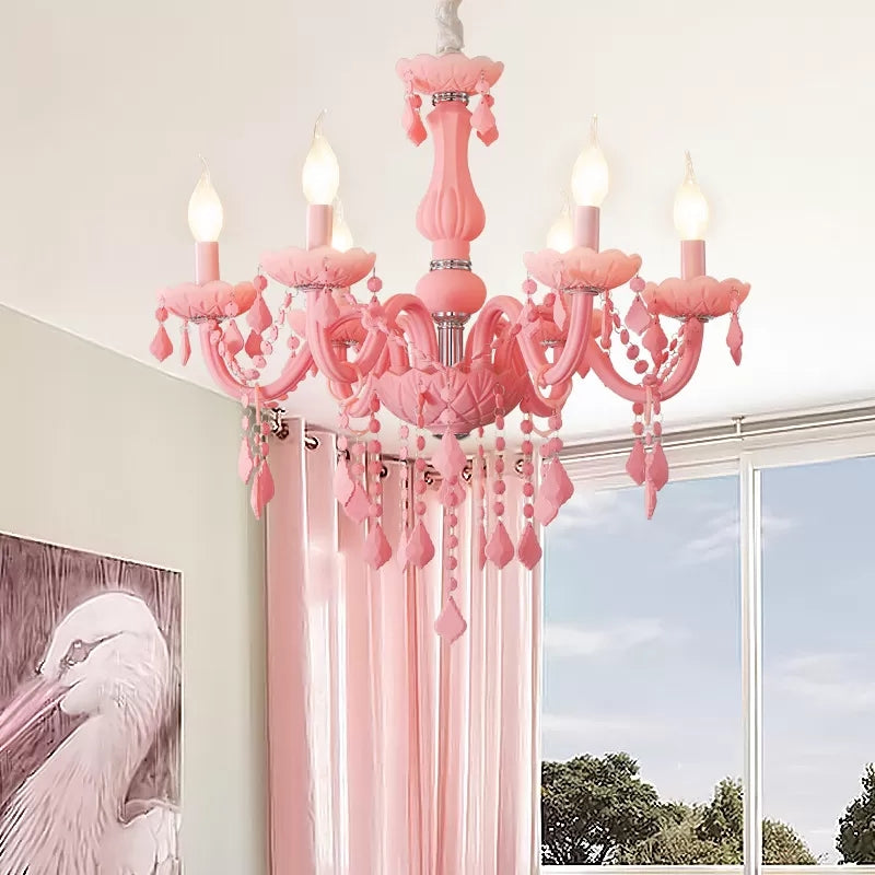 Élodie Macaron Crystal Chandelier