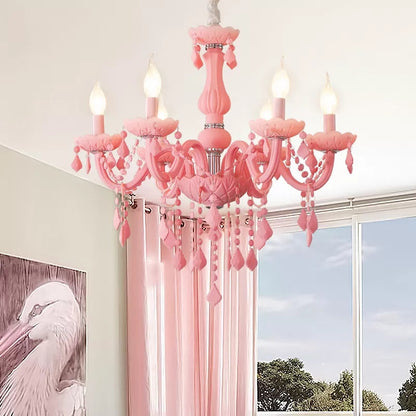 Élodie Macaron Crystal Chandelier