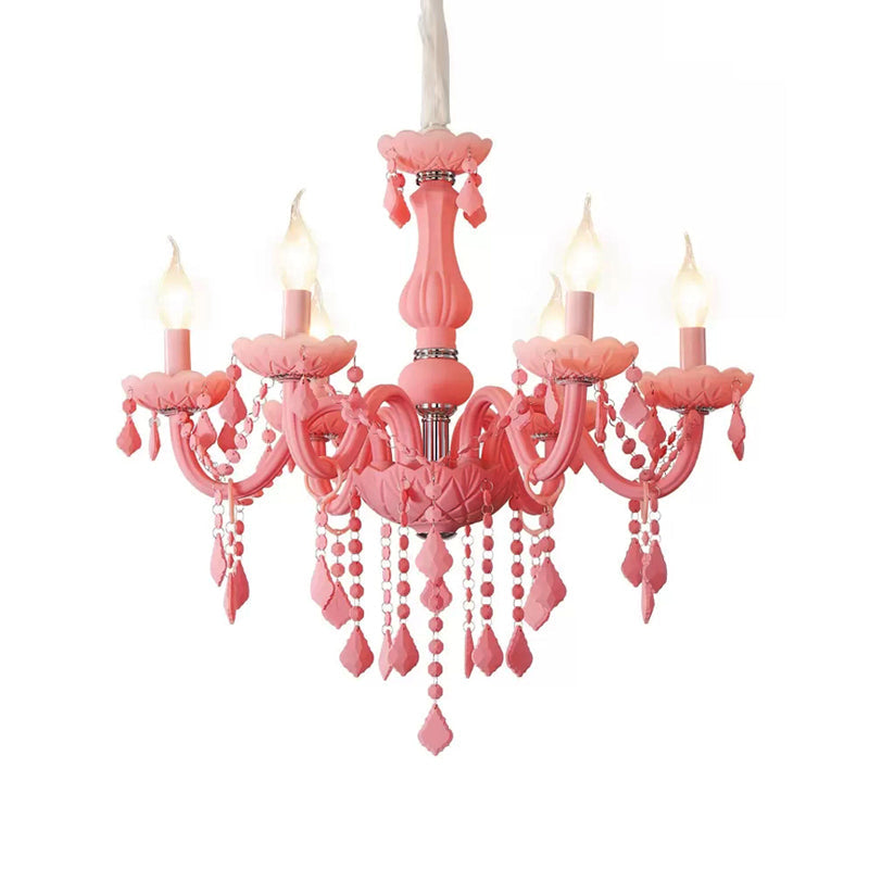 Élodie Macaron Crystal Chandelier