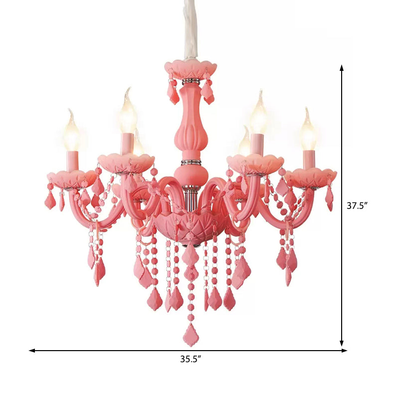 Élodie Macaron Crystal Chandelier