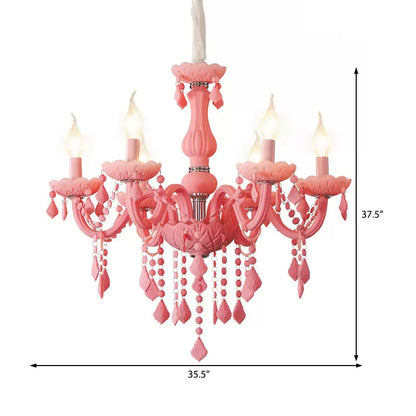 Élodie Macaron Crystal Chandelier