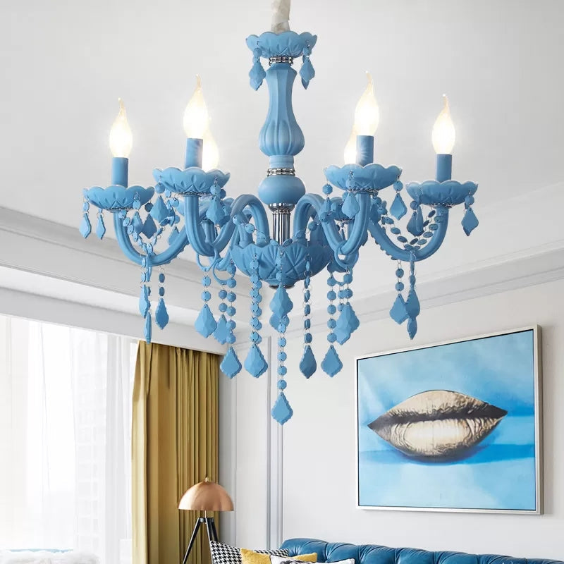 Élodie Macaron Crystal Chandelier