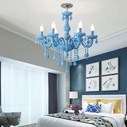 Élodie Macaron Crystal Chandelier