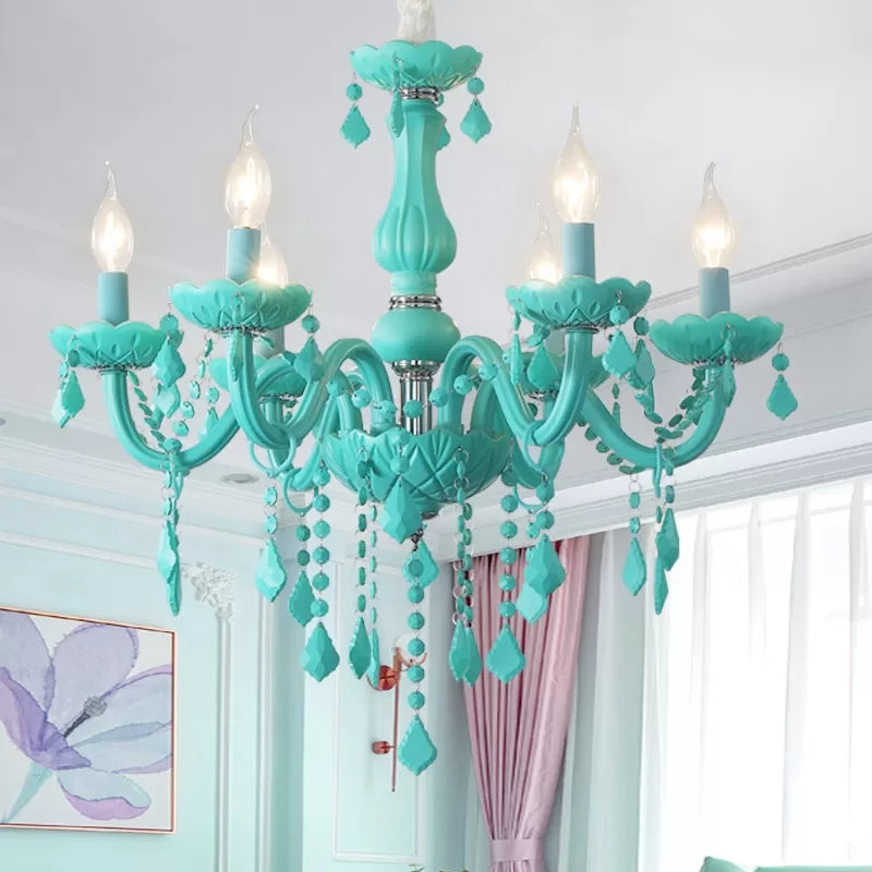 Élodie Macaron Crystal Chandelier