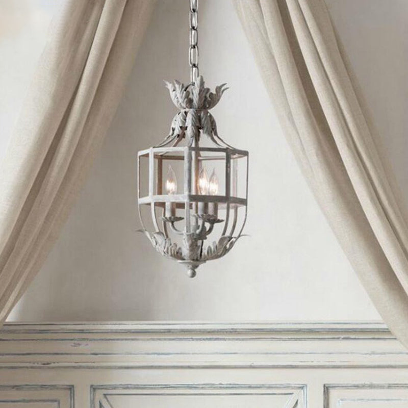 Clémence 3-Head Wire Cage Chandelier