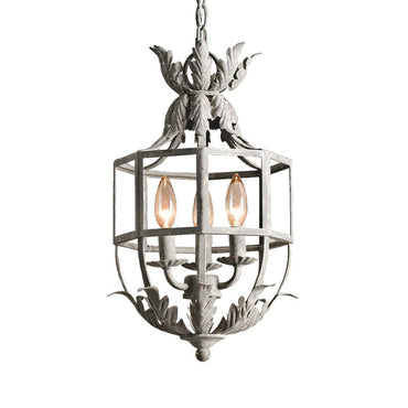 Clémence 3-Head Wire Cage Chandelier
