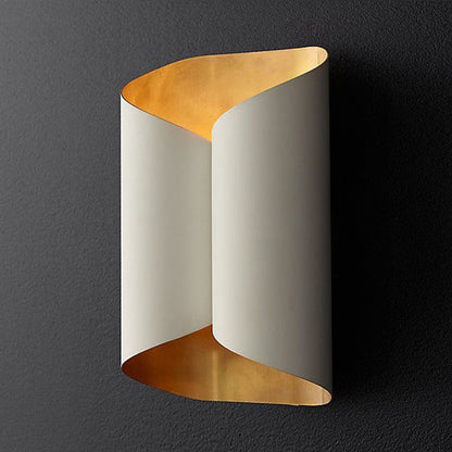 Solène Twisted Metal Dual Light Wall Sconce