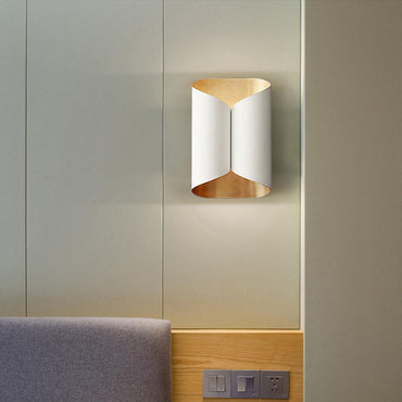 Solène Twisted Metal Dual Light Wall Sconce