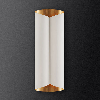 Solène Twisted Metal Dual Light Wall Sconce